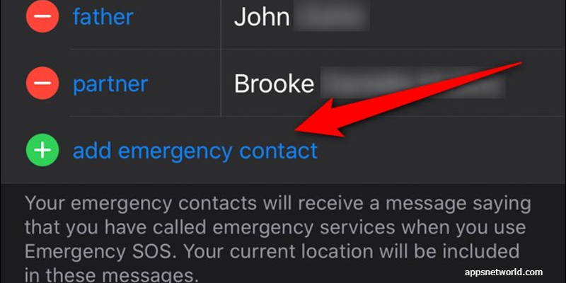 Setting Up Emergency Contacts